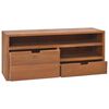vidaXL TV-benk 90x30x40 cm heltre teak