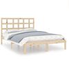 vidaXL Sengeramme heltre 120x190 cm Small Double