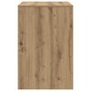 vidaXL Skrivebord Artisan Eik 70 x 50 x 76 cm