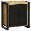 vidaXL Vask Cabinet med lagring Brun 55 x 35 x 60 cm Massivt mangotre