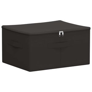 vidaXL Lagringsboks Ikke-vevd stoff 43 x 34 x 23 cm 33,6 L Antrasitt