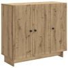 vidaXL Serviesskap Artisan eik 89 x 34,5 x 80 cm Konstruert tre