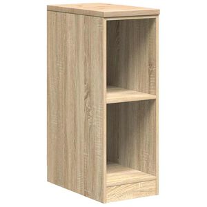vidaXL Garasje Oppbevaringsskap Sonoma eik 30x51x85 cm Heltre Furu