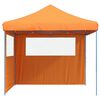 vidaXL Partytelt Oransje 292 x 292 x 315 cm Oxford Stoff