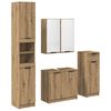 vidaXL Baderomsinnredningssett 4 stk. Artisan Eik 64,5 x 33,5 x 59 cm