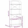 vidaXL Bokhylle Gammelt tre 80 x 30 x 183 cm Konstruert tre