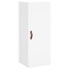 vidaXL Highboard hvit 34,5x34x180 cm konstruert tre