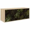 vidaXL Vegghengt TV-skap ELBURG 102 x 33 x 40 cm Sonoma eik