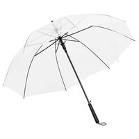 vidaXL Paraply gjennomsiktig 100 cm