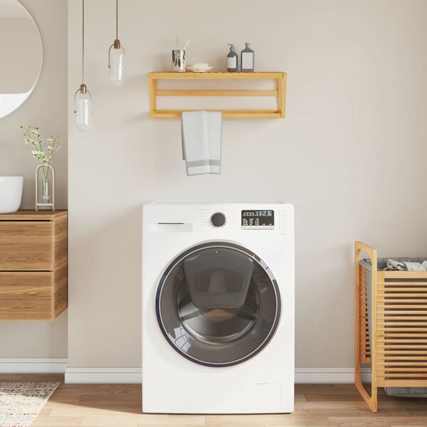 vidaXL H&aring;ndklehylle veggmontert 60x25x20 cm bambus