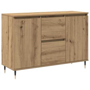 vidaXL Serviesskap Artisan Eik 101,5 x 35 x 70 cm Konstruert tre