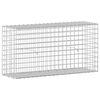 vidaXL Gabion med 5 mm tr&aring;d og 5x5 cm nett 100x30x50 cm