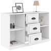 vidaXL Skjenk hvit 104,5x35,5x67,5 cm konstruert tre
