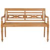 vidaXL Bataviabenk 120 cm teak