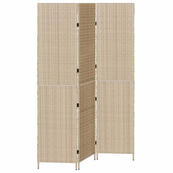 vidaXL Romdeler Beige 147 x 180 cm polyrotting