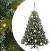 vidaXL Kunstig juletre med 150 LED med stativ gr&oslash;nn 120 cm PE og PVC