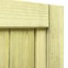 vidaXL Hageport impregnert furu 100x100 cm