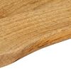 vidaXL Bordplate 160x40x2,5 cm naturlig kant heltre mango