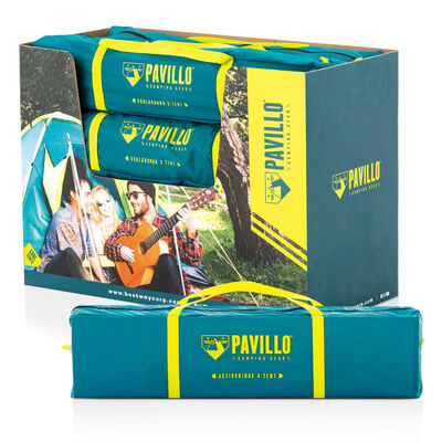 Pavillo Telt Cool Ground 3 blå og gul