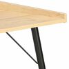vidaXL Skrivebord eik 90x50x79 cm