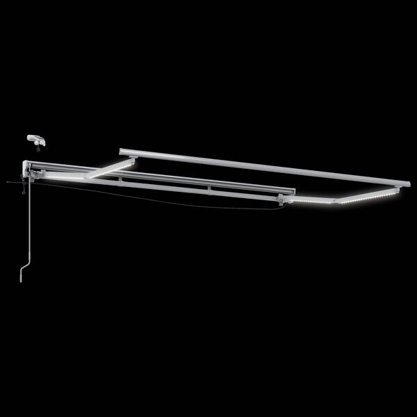 vidaXL Elektrisk Utrekkbar Markise Krem 2,5 x 2 m