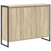 vidaXL Sideskap Sonoma 96,5 x 30 x 75 cm Konstruert tre