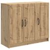 vidaXL Serviesskap Artisan eik 89 x 34,5 x 77 cm Konstruert tre