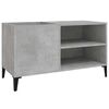 vidaXL Hifi-benk betonggr&aring; 84,5x38x48 cm konstruert tre