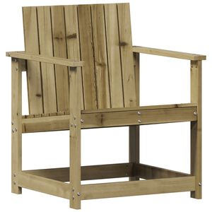 vidaXL Hagestol 62x56x77 cm impregnert furu