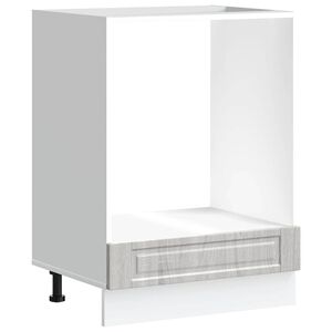 vidaXL Ovnskap Porto grå sonoma konstruert tre