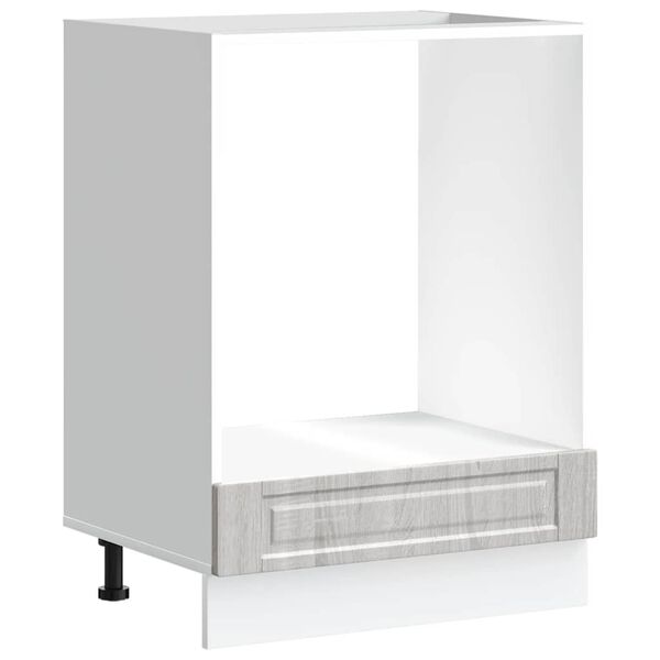 vidaXL Ovnskap Porto grå sonoma konstruert tre