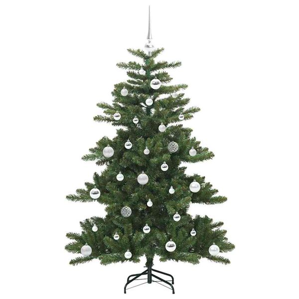 vidaXL Kunstig sammensatt juletre med 150 LED med stativ 150 cm PVC