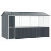 vidaXL Fuglebur Antrasitt 410 x 210 x 230 cm Galvanisert St&aring;l