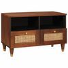 vidaXL TV-skap med skuff Brun 70 x 33,5 x 46 cm Massiv mango tre