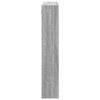 vidaXL Veggskap grå sonoma 80x15x80 cm konstruert tre