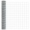 vidaXL Euro gjerde 1,4 x 10 m PVC-belagt jern