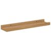 vidaXL Vegghylle med hylle 2 pcs Brun 40 x 9 x 3 cm Konstruert tre