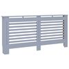 vidaXL Radiatordeksel antrasitt 172x19x81,5 cm MDF