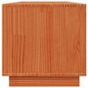 vidaXL TV-skap VoksBrun 140 x 40 x 40 cm Massiv furu