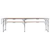 vidaXL Sammenleggbart campingbord aluminium 240x60 cm