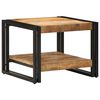 vidaXL Salongbord 50x50x38 cm grovt heltre mangotre