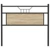vidaXL Utskiftbar sengegavl sonoma eik 107 cm konstruert tre og st&aring;l