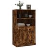 vidaXL Highboard røkt eik 60x35,5x103,5 cm konstruert tre