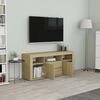 vidaXL TV-benk sonoma eik 120x30x50 cm konstruert tre