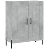 vidaXL Highboard betonggr&aring; 69,5x34x180 cm konstruert tre