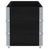 vidaXL Hageplantekasse svart 150x50 cm heltre furu