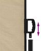 vidaXL Uttrekkbar sidemarkise 100x600 cm beige