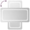 vidaXL Baderomsspeil med LED 40x80 cm