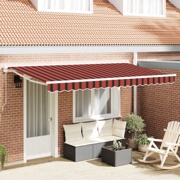 vidaXL Reserveduk til markise Flerfarget 380 x 195 cm Polyester