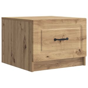 vidaXL Kaffebord Artisan eik 49 x 50 x 37 cm Konstruert tre